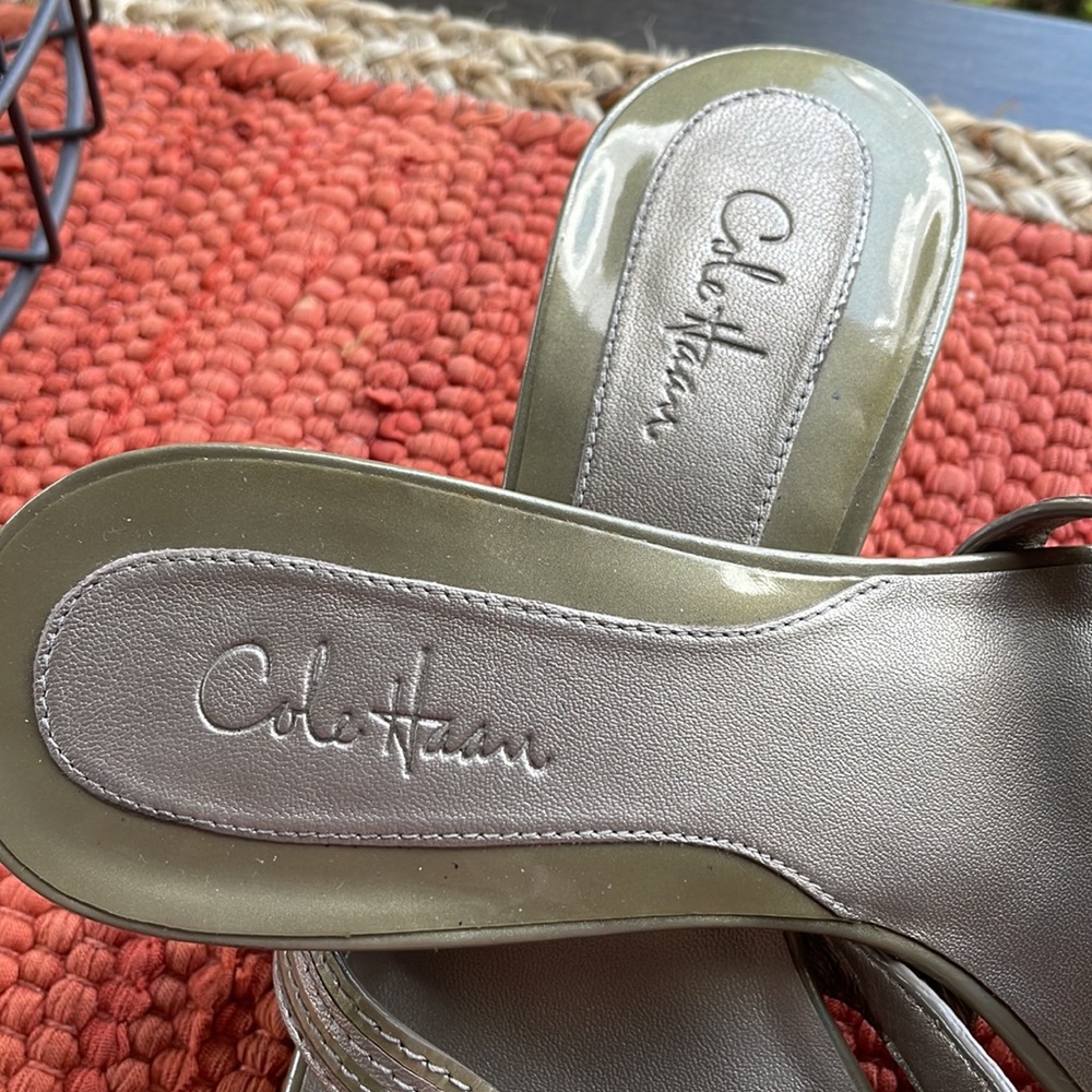 Cole Haan kitten heel sandals 7.0 - Picture 6 of 9